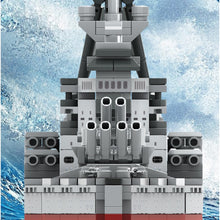 Load image into Gallery viewer, 1061PCS Military WW2 Koenig Class Dreadnought Battleship Model Toy Building Block Brick Gift Kids Compatible Lego