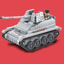 Load image into Gallery viewer, 526PCS Military WW2 Marder SD KFZ LT-38 Tank Figure Model Toy Building Block Brick Gift Kids Compatible Lego