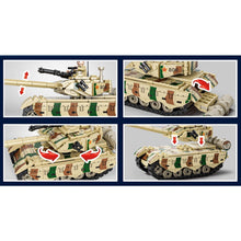 Load image into Gallery viewer, 547PCS Military WW2 Type 96 Main Battle Tank Figure Model Toy Building Block Brick Gift Kids