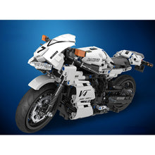 Load image into Gallery viewer, 716PCS MOC Technic Speed V4 H2R Racing Sports Motorcycle Motor Bike Model Toy Building Block Brick Gift Kids Compatible Lego 1:6