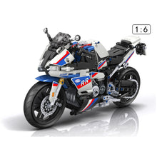 Load image into Gallery viewer, 819PCS MOC Technic Speed S1000RR Racing Sports Motorcycle Motor Bike Model Toy Building Block Brick Gift Kids Compatible Lego 1:6