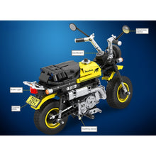 Load image into Gallery viewer, 402PCS MOC Technic Speed Monkey Motorcycle Motor Bike Model Toy Building Block Brick Gift Kids Compatible Lego 1:6