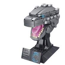 Load image into Gallery viewer, 379PCS MOC Godzilla Head Stand Model Toy Building Block Brick Gift Kids Compatible Lego Display