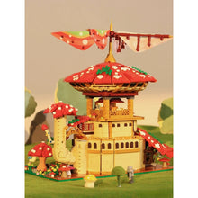 Load image into Gallery viewer, 2763PCS MOC Micro Mini Glossy Ganoderma Hotel Mushroom House Figure Model Toy Building Block Brick Gift Kids Display