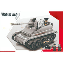 Load image into Gallery viewer, 526PCS Military WW2 Marder SD KFZ LT-38 Tank Figure Model Toy Building Block Brick Gift Kids Compatible Lego