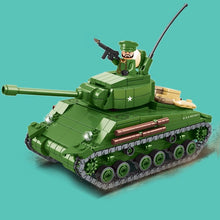 Load image into Gallery viewer, 538PCS Military WW2 M4 Sherman Medium Tank Figure Model Toy Building Block Brick Gift Kids Compatible lego