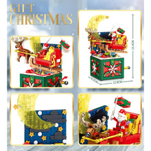 Load image into Gallery viewer, 772PCS MOC Micro Mini Christmas Box Santa Reindeer Elk Model Toy Building Block Brick Gift Kids Display