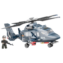 Load image into Gallery viewer, 465PCS Military WW2 HAMC Z-9 Helicopter Figure Model Toy Building Block Brick Gift Kids Compatible Lego