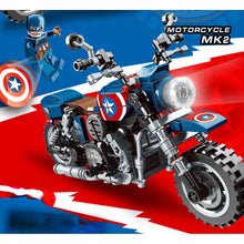 Load image into Gallery viewer, 241PCS MOC Technic Speed Captain Figure Motorcycle Motor Bike Model Toy Building Block Brick Gift Kids Compatible Lego