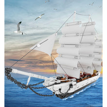 Load image into Gallery viewer, 1672PCS MOC White Swan Sailing Boat Ship Model Toy Building Block Brick Gift Kids Display