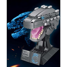 Load image into Gallery viewer, 379PCS MOC Godzilla Head Stand Model Toy Building Block Brick Gift Kids Compatible Lego Display