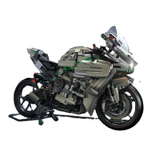 Load image into Gallery viewer, 1968PCS MOC Technic Speed H2R Racing Sports Motorcycle Motor Bike Model Toy Building Block Brick Gift Kids Compatible Lego 1:5 Light