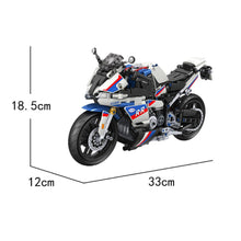 Load image into Gallery viewer, 819PCS MOC Technic Speed S1000RR Racing Sports Motorcycle Motor Bike Model Toy Building Block Brick Gift Kids Compatible Lego 1:6