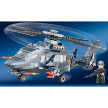 Load image into Gallery viewer, 465PCS Military WW2 HAMC Z-9 Helicopter Figure Model Toy Building Block Brick Gift Kids Compatible Lego