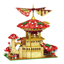 Load image into Gallery viewer, 2763PCS MOC Micro Mini Glossy Ganoderma Hotel Mushroom House Figure Model Toy Building Block Brick Gift Kids Display