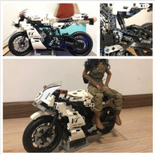 Load image into Gallery viewer, 716PCS MOC Technic Speed V4 H2R Racing Sports Motorcycle Motor Bike Model Toy Building Block Brick Gift Kids Compatible Lego 1:6