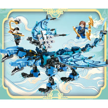 Load image into Gallery viewer, 718PCS MOC Ninja Blue Twin Head Dragon Figure Model Toy Building Block Brick Gift Kids Compatible Lego