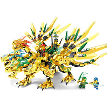 Load image into Gallery viewer, 806PCS MOC Ninja Ultra Gold Dragon Figure Model Toy Building Block Brick Gift Kids Compatible Lego