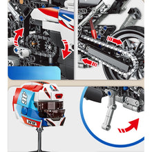 Load image into Gallery viewer, 1036PCS MOC Technic Speed S1000RR Racing Sports Motorcycle Motor Bike Model Toy Building Block Brick Gift Kids Compatible Lego