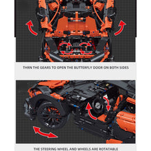 Load image into Gallery viewer, 3316PCS MOC Static Technic Speed Large P1 Super Racing Sports Car Model Toy Building Block Brick Gift Kids Display 1:8