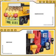 Load image into Gallery viewer, 710PCS MOC 16in1 City Urban Train Transportation Car Bus Digger Motorcycle Model Toy Building Block Brick Gift Kids Compatible Lego