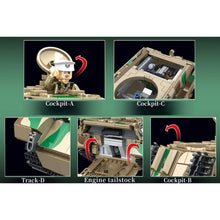 Load image into Gallery viewer, 1974PCS Military WW2 King Tiger Heavy Tank Figure Model Toy Building Block Brick Gift Kids Compatible Lego