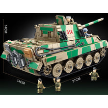 Load image into Gallery viewer, 1967PCS Military WW2 Jagdtiger Sd.Kfz.186 Tiger Tank Destroyer Figure Model Toy Building Block Brick Gift Kids Compatible Lego