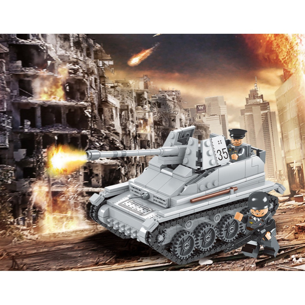 526PCS Military WW2 Marder SD KFZ LT-38 Tank Figure Model Toy Buildin –  mycrazybuy store