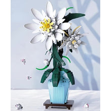 Load image into Gallery viewer, 800PCS MOC Epiphyllum Flower Floral Model Toy Building Block Brick Gift Kids Compatible Lego Display With Vase