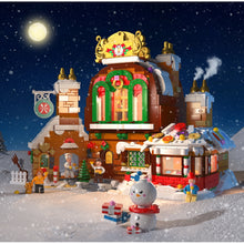 Load image into Gallery viewer, 1481PCS MOC Micro Mini Christmas Gingerbread House Figure Model Toy Building Block Brick Gift Kids Display