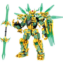 Load image into Gallery viewer, 1618PCS MOC 2in1 Ninja Mecha Gold Dragon Figure Model Toy Building Block Brick Gift Kids Compatible Lego