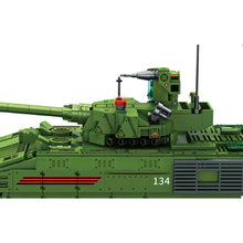 Load image into Gallery viewer, 1089PCS Military WW2 T-14 Armata Main Battle Tank Figure Model Toy Building Block Brick Gift Kids Compatible Lego