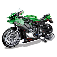 Load image into Gallery viewer, 867PCS MOC Technic Speed ZX-10R Racing Sports Motorcycle Motor Bike Model Toy Building Block Brick Gift Kids Compatibe Lego