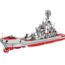 Load image into Gallery viewer, 689PCS Military WW2 Project 1144 Orlan Kirov Class Battle Cruiser Ship Figure Model Toy Building Block Brick Gift Kids Compatible Lego