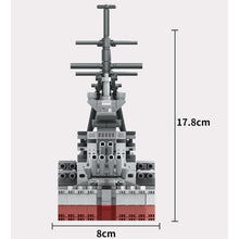 Load image into Gallery viewer, 1061PCS Military WW2 Koenig Class Dreadnought Battleship Model Toy Building Block Brick Gift Kids Compatible Lego