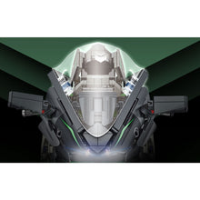 Load image into Gallery viewer, 1968PCS MOC Technic Speed H2R Racing Sports Motorcycle Motor Bike Model Toy Building Block Brick Gift Kids Compatible Lego 1:5 Light