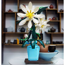 Load image into Gallery viewer, 800PCS MOC Epiphyllum Flower Floral Model Toy Building Block Brick Gift Kids Compatible Lego Display With Vase