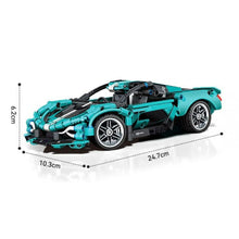 Load image into Gallery viewer, 426PCS MOC Technic Speed Super Racing Sports Car Model Toy Buliding Block Brick Gift Kids Compatible Lego 1:18