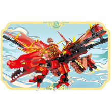 Load image into Gallery viewer, 338PCS MOC Ninja Magna Flame Red Dragon Figure Model Toy Building Block Brick Gift Kids Compatible Lego