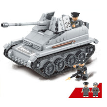 Load image into Gallery viewer, 526PCS Military WW2 Marder SD KFZ LT-38 Tank Figure Model Toy Building Block Brick Gift Kids Compatible Lego