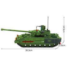 Load image into Gallery viewer, 1089PCS Military WW2 T-14 Armata Main Battle Tank Figure Model Toy Building Block Brick Gift Kids Compatible Lego