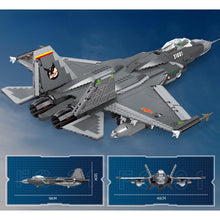 Load image into Gallery viewer, 1691PCS Military WW2 J-31 Shenyang FC-31 Gyrfalcon Air Fighter Aircraft Model Toy Building Block Brick Gift Kids Compatible Lego