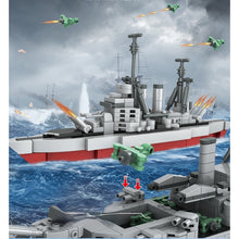 Load image into Gallery viewer, 1061PCS Military WW2 Koenig Class Dreadnought Battleship Model Toy Building Block Brick Gift Kids Compatible Lego