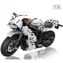 Load image into Gallery viewer, 716PCS MOC Technic Speed V4 H2R Racing Sports Motorcycle Motor Bike Model Toy Building Block Brick Gift Kids Compatible Lego 1:6