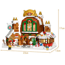 Load image into Gallery viewer, 1481PCS MOC Micro Mini Christmas Gingerbread House Figure Model Toy Building Block Brick Gift Kids Display