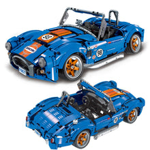 Load image into Gallery viewer, 1816PCS MOC Static Technic Speed Shelby CSX Vintage Classic Racing Sports Car Model Toy Building Block Brick Gift Kids Compatible Lego 1:10