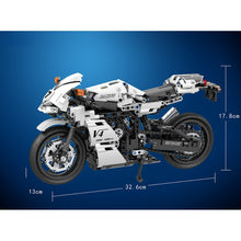 Load image into Gallery viewer, 716PCS MOC Technic Speed V4 H2R Racing Sports Motorcycle Motor Bike Model Toy Building Block Brick Gift Kids Compatible Lego 1:6