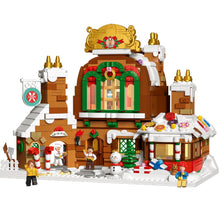 Load image into Gallery viewer, 1481PCS MOC Micro Mini Christmas Gingerbread House Figure Model Toy Building Block Brick Gift Kids Display