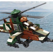 Load image into Gallery viewer, 217PCS Military WW2 Tiger Helicopter Figure Model Toy Building Block Brick Gift Kids Compatible Lego