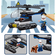 Load image into Gallery viewer, 380PCS MOC City Police Car Helicopter Figure Model Toy Building Block Brick Gift Kids Compatible Lego